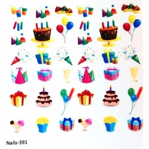 Utolsó esély Körömmatrica Nails 391